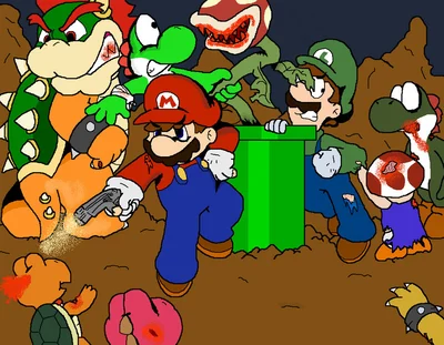 SMB-Z apocalypse AU